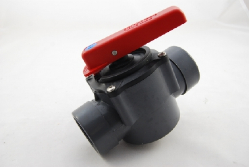 PVC Turn Gate Valve 2 Way´s - 50/63mm / Glue Socket / Spigots